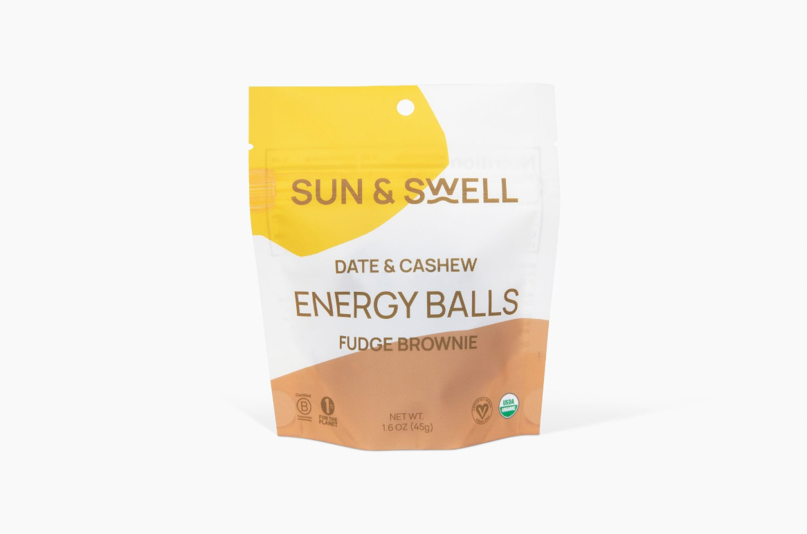 Fudge Brownie Energy Bites - 6 x 1.6oz Snack Packs