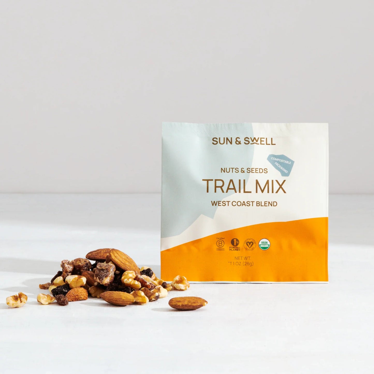 WEST COAST BLEND TRAIL MIX - 6 X 1OZ SNACK PACKS