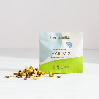 ROASTED NUTS & SEEDS TRAIL MIX - 24 X 1OZ SNACK PACKS